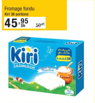 Promotion Fromage Fondu Kiri 36 Portions