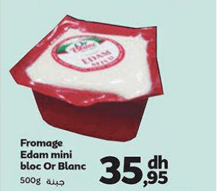 Promotion Fromage Edam Mini Bloc Or Blanc